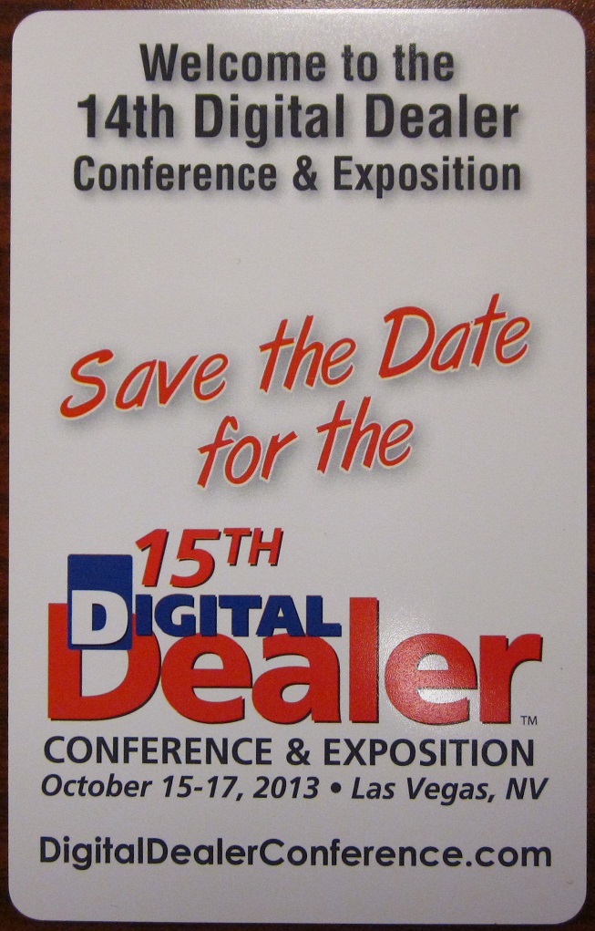 Save the date for Digital Dealer 15!