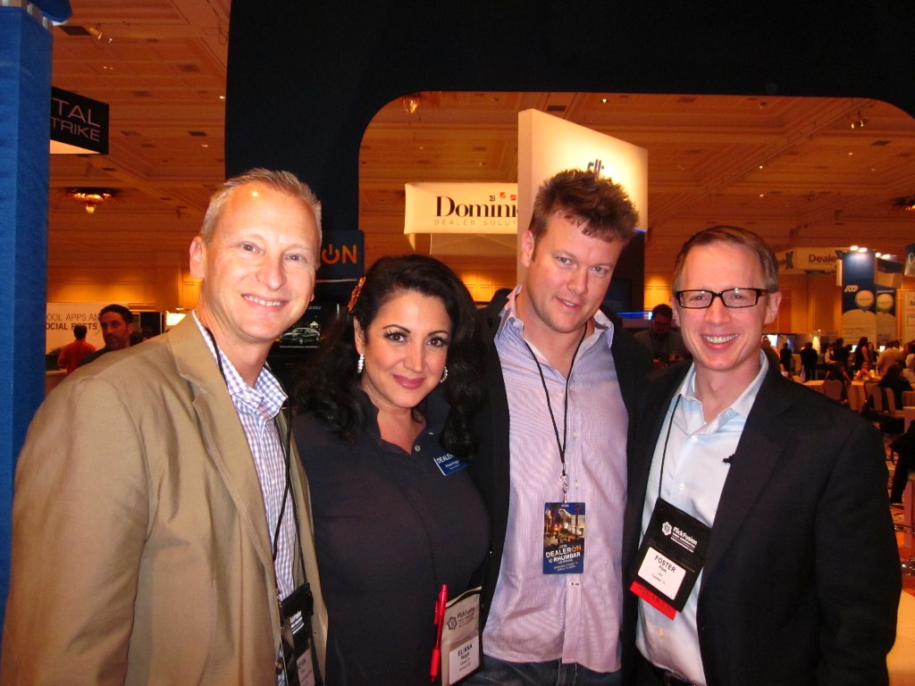 Meeting some of my favorite folks at the DealerOn booth - Elianna Raggio, Jeff Kershner, and Jim Flint