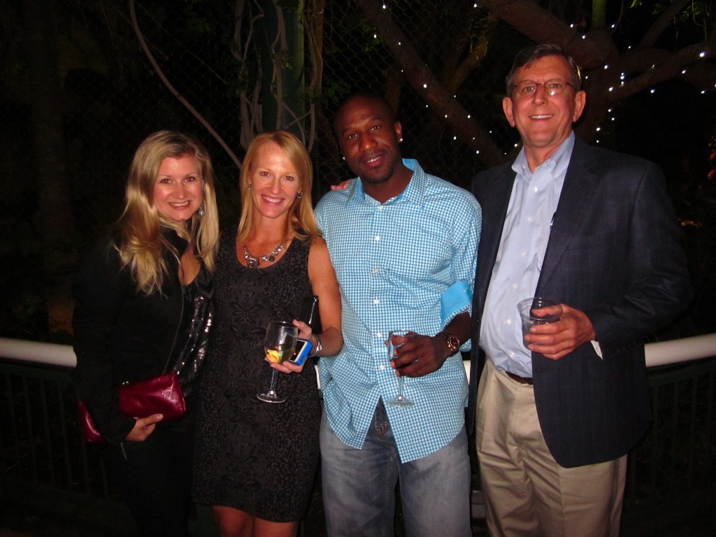 Katie Richter, Julie Frye, Alex Jefferson, and Bill Simmons enjoying the VinSolutions Reception - AWESOME!