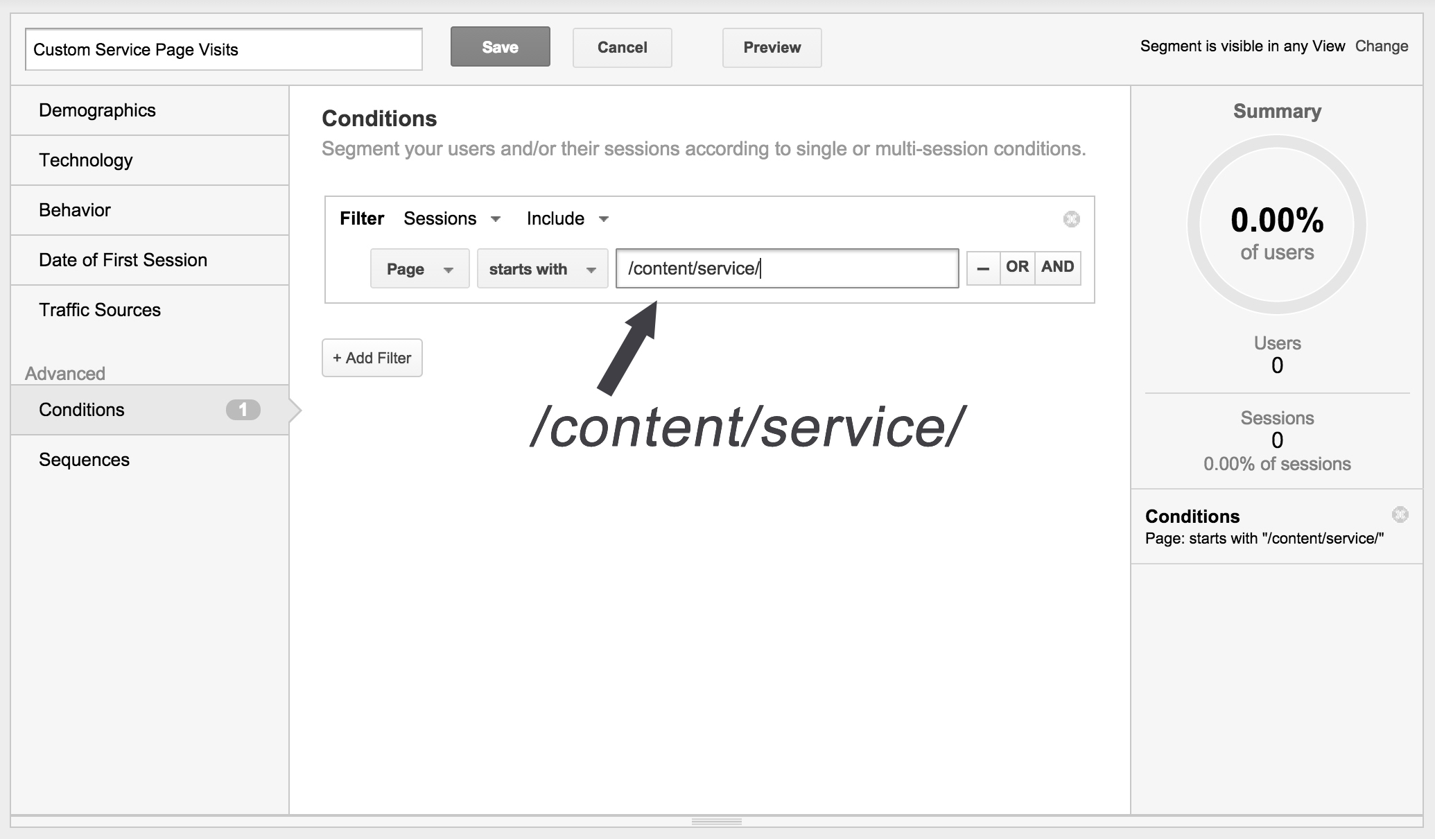 Custom-Segment-Service-Pages