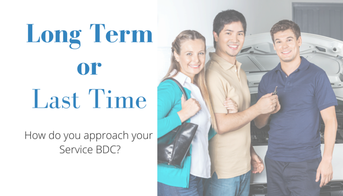 Long Term or Last Time Dealership BDC Retention
